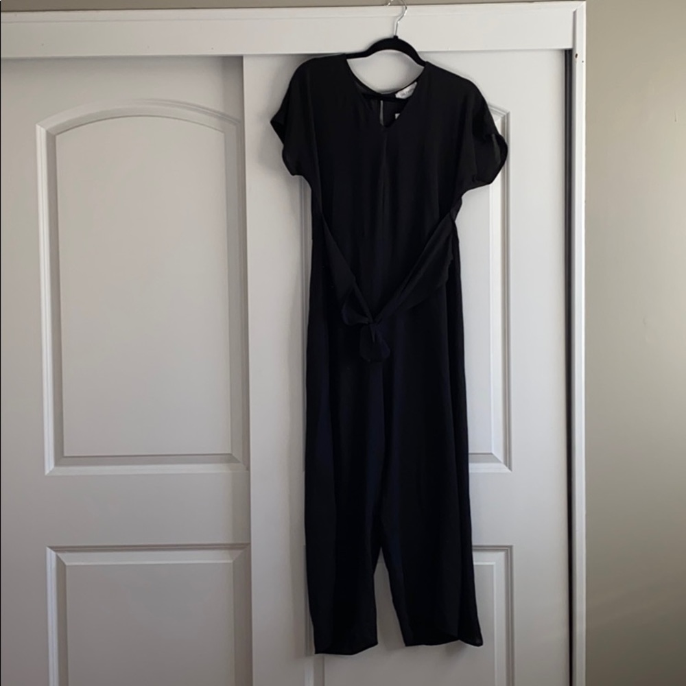Black Flowy Jumpsuit